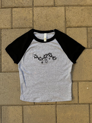 Chain Bunny Baseball tee Preorder