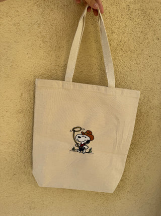Cowboy dog Tote Bag PREORDER