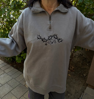 Chain Quarter Zip (pick ur character) PREORDER