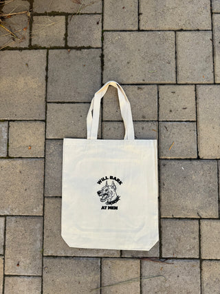 Will Bark At Men Tote Bag PREORDER