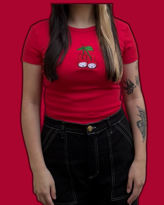 Cherry Bunny Baby Tee PREORDER