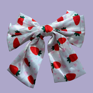 Strawberry Oversized Bow