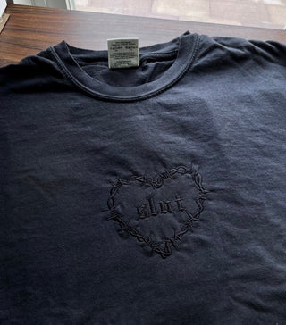 Slut Barbed Wire Heart crewneck PREORDER