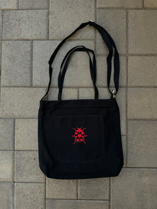 Ladybug / Beetle Zipper Tote Bag PREORDER