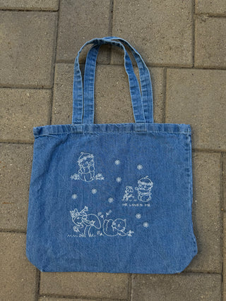 Denim Kewpie Tote PREORDER