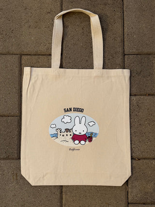 San Diego Beach Bunny Tote Bag PREORDER