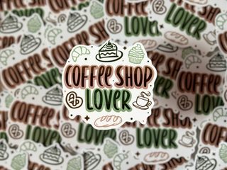 Coffee Shop Lover Sticker