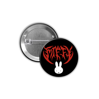 Metal Bunny Pin button