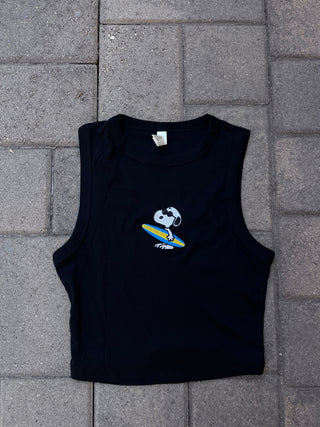 Snoopy Surfing Tank Top PREORDER