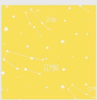 Gemini Zodiac Scrunchie