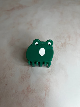 Froggy Frog Hair Claw Clip