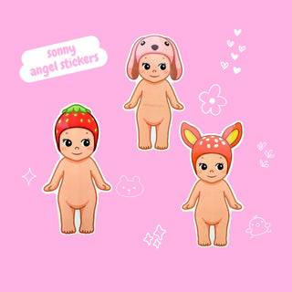 Sonny Angel Stickers - Cute Kawaii Decals for Planners, Scrapbooking, and Collectors