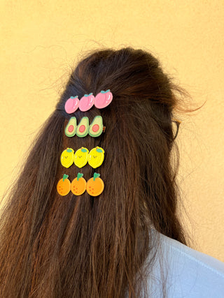 Fruit Hair Clip set